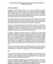 Dothistroma Needle Blight: Forest Tree Nursery Transition Scheme